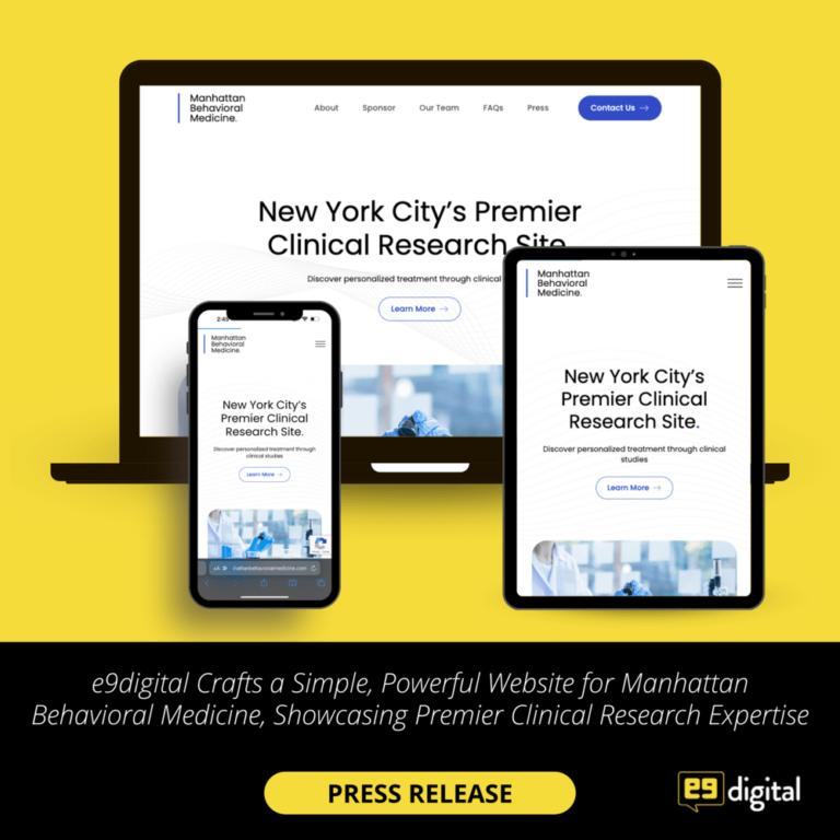 pharmaceutical website design