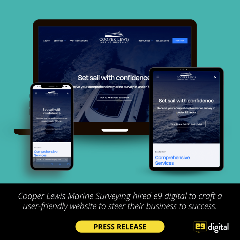 marine website design