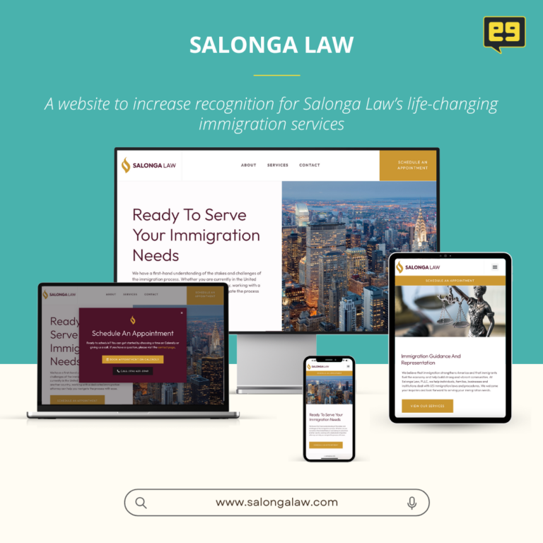 immigration lawyer website design