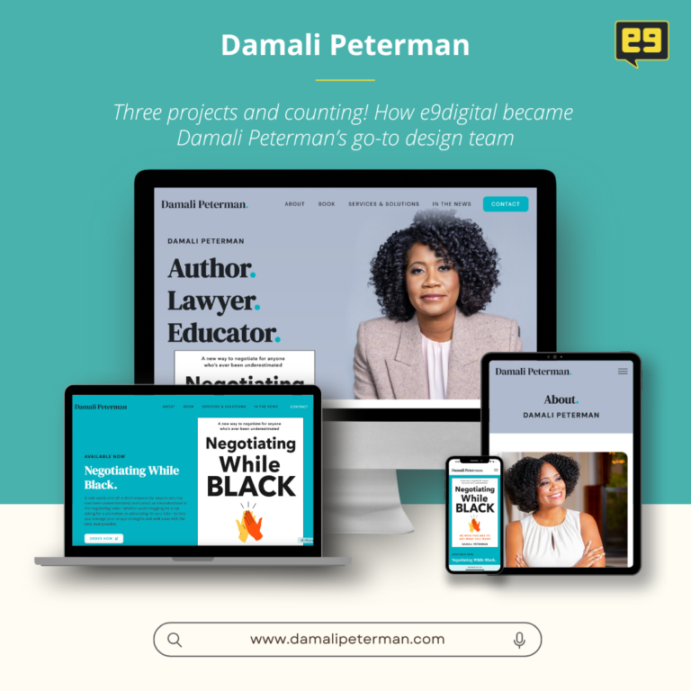 best author website design