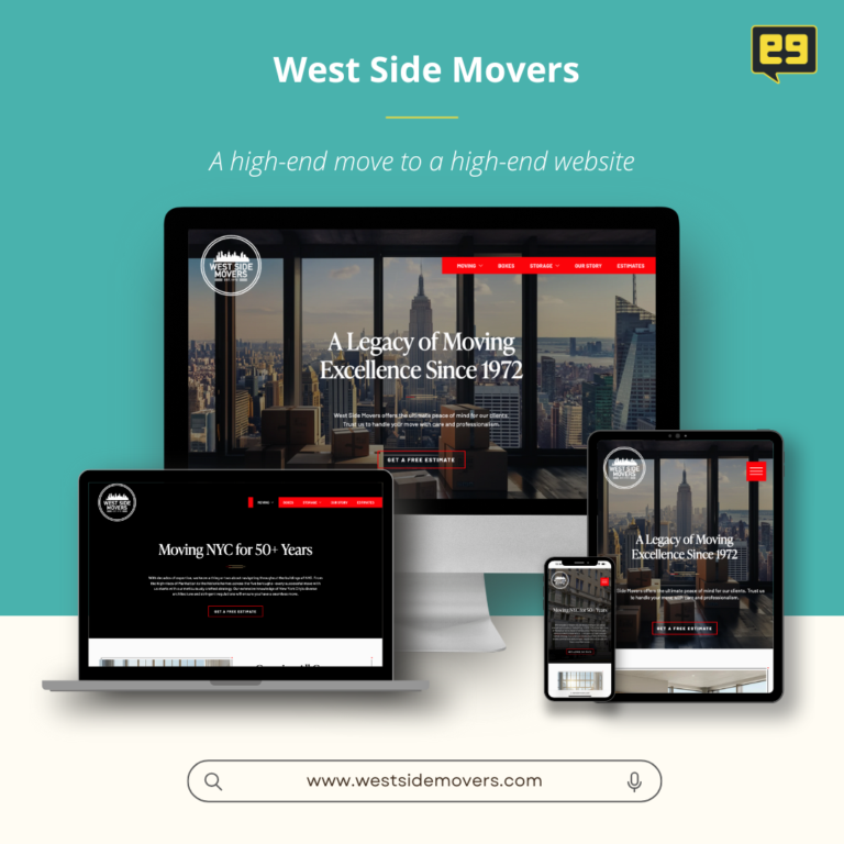 moving company website design