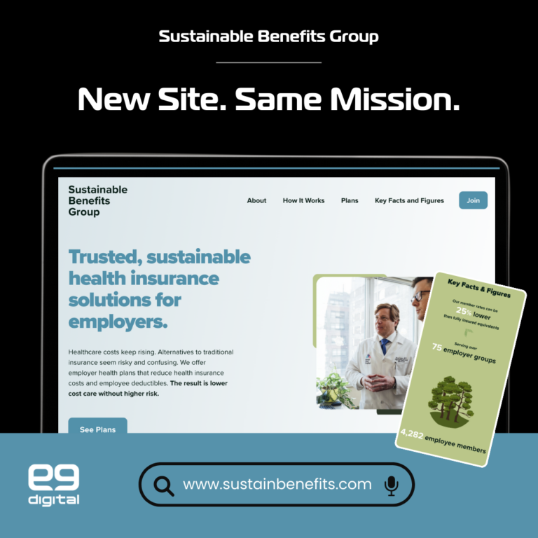 health insurance website design