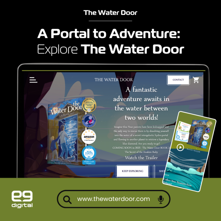 children's book website design