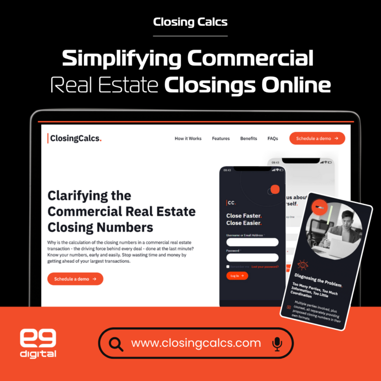 commerical real estate website design
