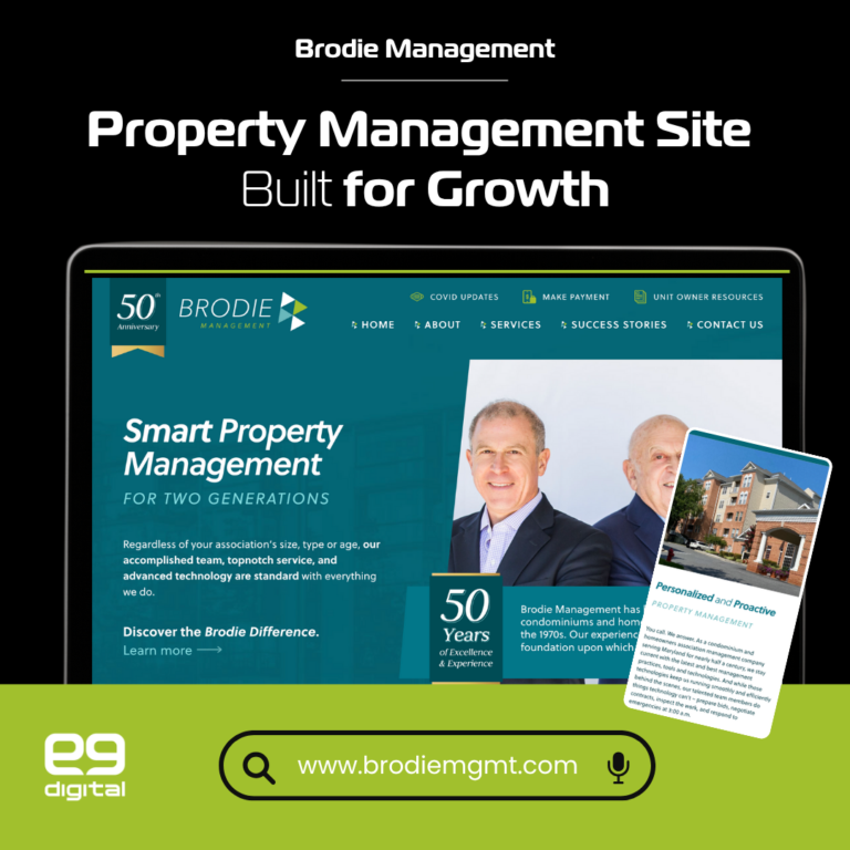 property management website design