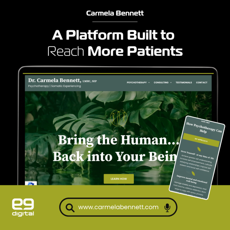 psychotherapy website design