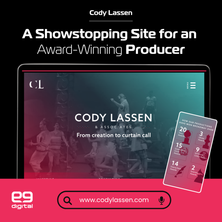 entertainment website design